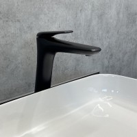 Смеситель Comforty, для раковины, черный матовый, 00-00004534 (FC074B-CMT)