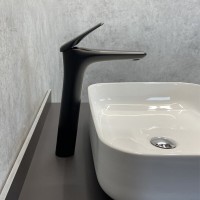 Смеситель Comforty, для раковины, черный матовый, 00-00004534 (FC074B-CMT)