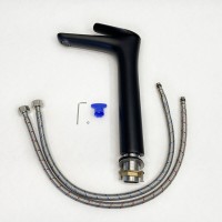 Смеситель Comforty, для раковины, черный матовый, 00-00004534 (FC074B-CMT)