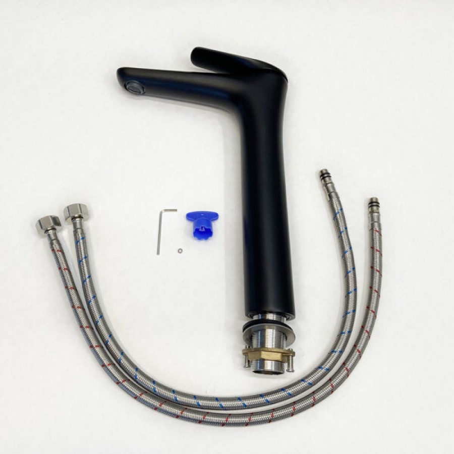 Смеситель Comforty, для раковины, черный матовый, 00-00004534 (FC074B-CMT)