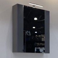 Зеркальный шкаф Comfortу Лима, 70 см, антрацит, 00-00004891 (00-00004891CF)