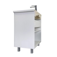 Тумба с раковиной Comfortу Лима, 70 см, напольная, цвет белый Soft-Touch, 00-00004892 (00-00004892CF)