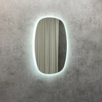 Зеркало Comfortу Космея, 50 см, LED подсветка, сенсорный выключатель, белый, 00-00005260 (00-00005260CF)
