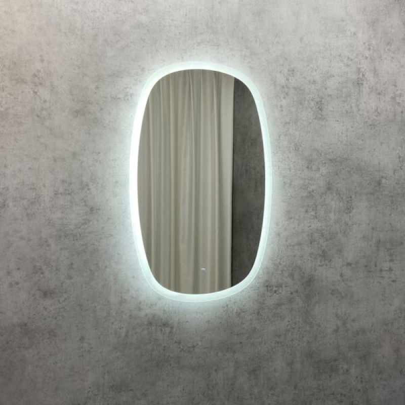 Зеркало Comfortу Космея, 50 см, LED подсветка, сенсорный выключатель, белый, 00-00005260 (00-00005260CF)