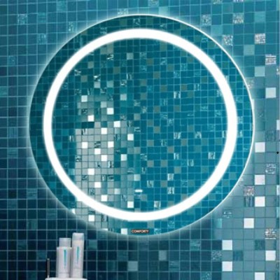 Зеркало Comfortу Круг, 60 см, LED-подсветка, сенсорный выключатель, белый, 00-00005261 (00-00005261CF)