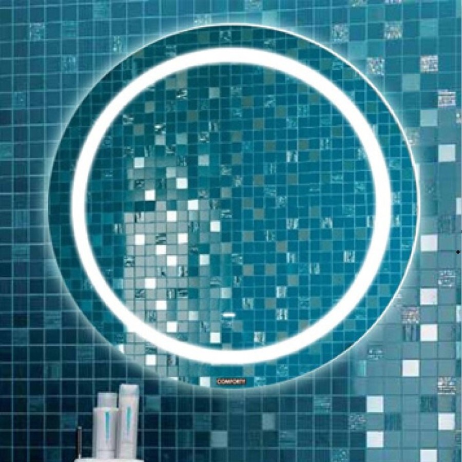 Зеркало Comfortу Круг, 60 см, LED-подсветка, сенсорный выключатель, белый, 00-00005261 (00-00005261CF)