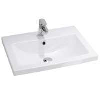Тумба Comfortу Никосия, 70 см, с раковиной Como, дуб белый, 00-00005792 (00-00005792CF)