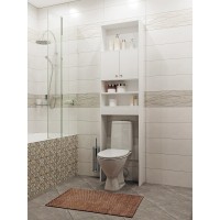 Шкаф-пенал для установки над унитазом Style Line АА00-000059, 55 см, на заказ, белый