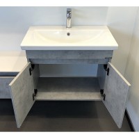 Тумба Comfortу Осло, 70 см, с раковиной Como, бетон светлый, 00-00006118 (00-00006118CF)