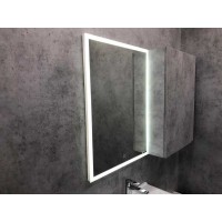 Зеркальный шкаф Comfortу Осло, 60 см, подвесной, цвет бетон светлый, 00-00006490 (00-00006490CF)