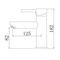 Смеситель Comforty, для раковины, цвет белый, 00-00006491 (FC018A-CKBT)