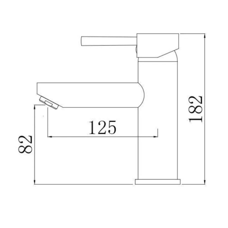 Смеситель Comforty, для раковины, цвет белый, 00-00006491 (FC018A-CKBT)