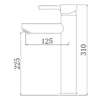 Смеситель Comforty, для раковины, цвет белый, 00-00006497 (FC018B-CKBT)