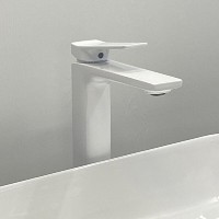 Смеситель Comforty, для раковины, цвет белый, 00-00006501 (FC071B-CKBT)