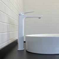 Смеситель Comforty, для раковины, цвет белый, 00-00006501 (FC071B-CKBT)
