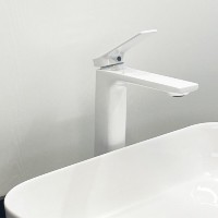 Смеситель Comforty, для раковины, цвет белый, 00-00006501 (FC071B-CKBT)