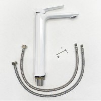 Смеситель Comforty, для раковины, цвет белый, 00-00006501 (FC071B-CKBT)