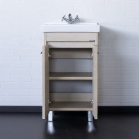 Тумба с раковиной Comforty Марио, 50 см, напольная, цвет сосна лоредо, 00-00008849 (00-00008849CF)