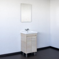 Тумба с раковиной Comforty Марио, 50 см, напольная, цвет сосна лоредо, 00-00008849 (00-00008849CF)
