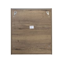 Зеркальный шкаф Comfortу Никосия, 70 см, подвесной, цвет дуб темный, 00-00008851 (00-00008851CF)