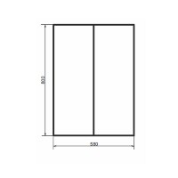 Шкаф подвесной Comforty Лозанна, 60 см, белый глянец, 00-00009445 (00-00009445CF)
