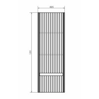 Пенал Comfortу Марсель, 40 см, подвесной, белый матовый, 00-00012273 (00-00012273CF)
