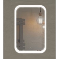 Зеркало Comfortу Пион, 60 см, LED подсветка, бесконтактный сенсор, белый, 00-00012704 (00-00012704CF)
