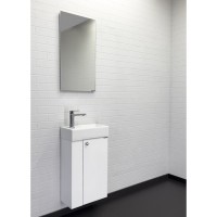 Тумба с раковиной Comforty Асти, 40 см, подвесная, белый глянцевый, 00-00012835 (00-00012835CF)