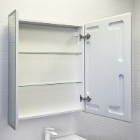 Зеркальный шкаф Comfortу Классик, 70 см, с LED-подсветкой, с сенсорным выключателем, правый, белый матовый, 00-00013780 (00-00013780CF)
