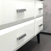 Тумба с раковиной Comfortу Империя, 120 см, напольная, белый глянец, столешница цвета графит, раковина Comforty 78189 белая, 00-00013788 (00-00013788CF)