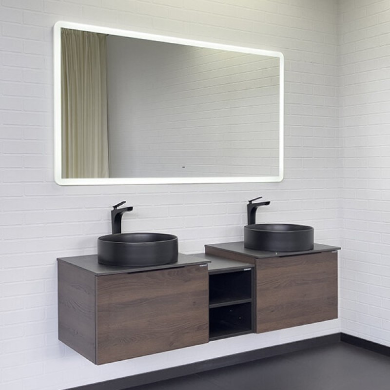 Зеркало Comfortу Портленд, 150 см, с LED-подсветкой, с сенсорным выключателем, холодный свет, 00-00013794 (00-00013794CF)