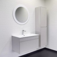Зеркало Comforty Мадрид-70, 00-00014143CF, настенное, цвет белый