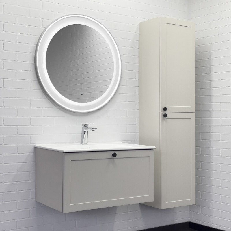 Зеркало Comfortу Ереван 00-00014156CF, 70 см, LED-подсветка, датчик движения, цвет белый матовый