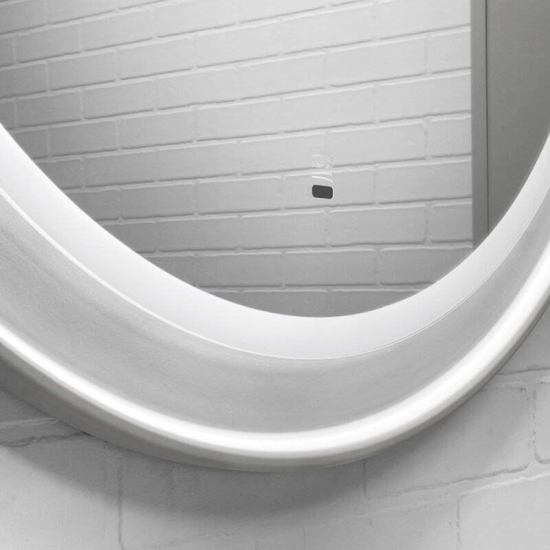 Зеркало Comfortу Ереван 00-00014156CF, 70 см, LED-подсветка, датчик движения, цвет белый матовый