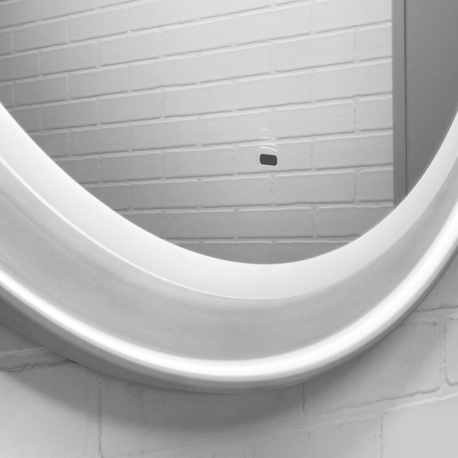 Зеркало Comfortу Ереван 00-00014156CF, 70 см, LED-подсветка, датчик движения, цвет белый матовый