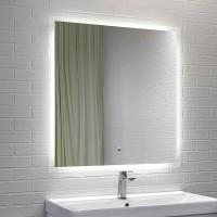 Зеркало Comfortу Эдельвейс 00-00014242, 88 см, LED-подсветка, бесконтактный сенсор, подогрев