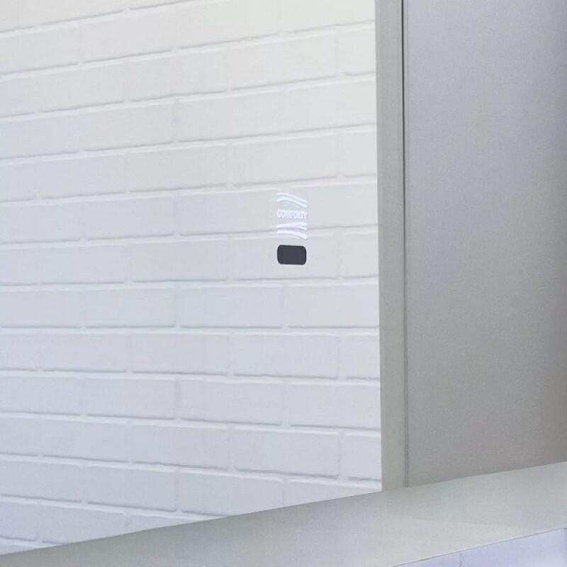Зеркало Comfortу Флокс 00-00014246, 60 см, LED-подсветка, бесконтактный сенсор, подогрев