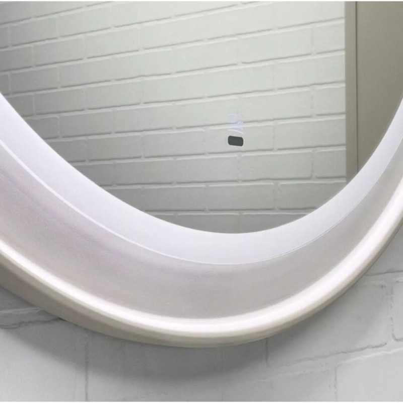 Зеркало Comforty Ереван 00-00014250CF, 60 см, LED- подсветка, серый шелк