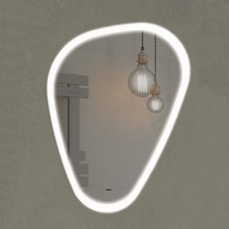Зеркало Comfortу Олеандр, 70 см, с LED-подсветкой, с сенсорным выключателем, 00-00014342 (00-00014342CF)
