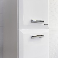 Шкаф-пенал Comfortу Империя, 35 см, напольный, белый глянец, 00-00014791 (00-00014791CF)