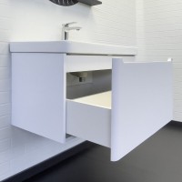 Тумба с раковиной Comfortу Арзамас 00-00017177CF, подвесная, 80 см, цвет белый матовый
