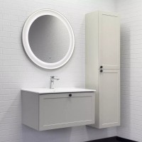 Шкаф-пенал Comfortу Ереван 00-00017603CF, 40 см, подвесной, цвет серый шёлк
