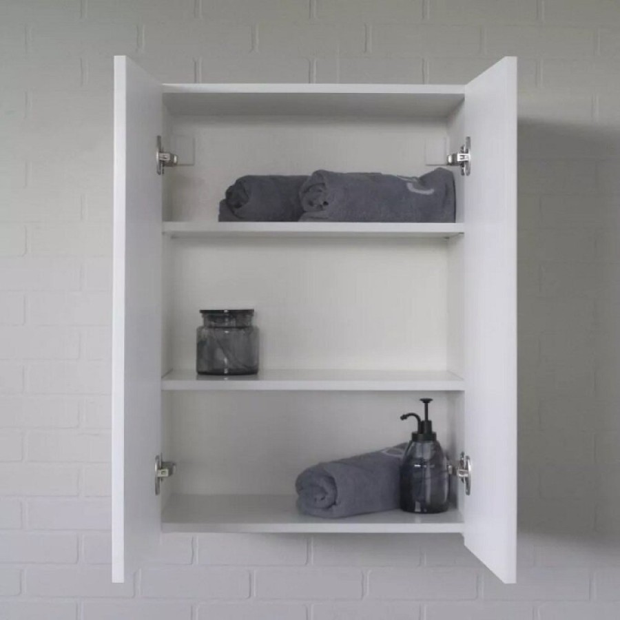 Шкаф подвесной Comforty 00-00017834, 60 см, цвет белый глянец