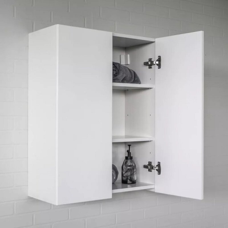 Шкаф подвесной Comforty 00-00017834, 60 см, цвет белый глянец