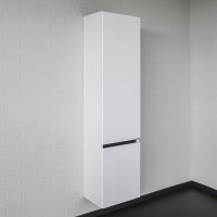 Шкаф-колонна Comfortу Лозанна 00-00017837, 40 см, подвесной, цвет белый глянец