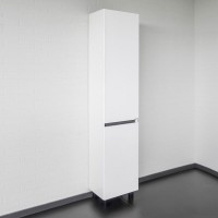 Шкаф-колонна Comfortу Лозанна 00-00017838, 40 см, цвет белый глянец