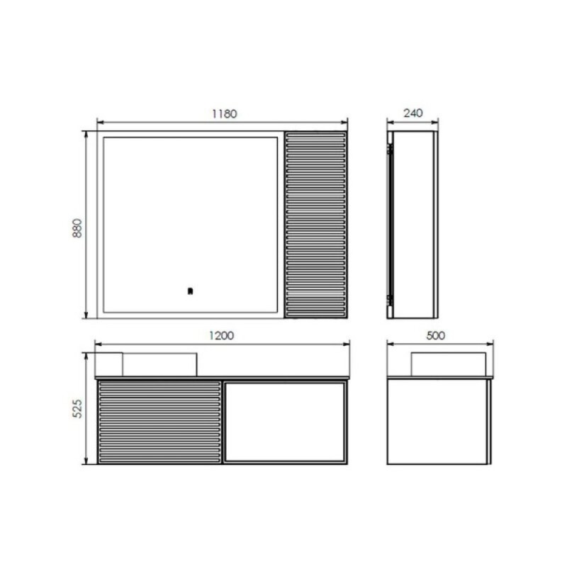 Шкаф подвесной Comforty Геленджик 00-00017848, 30 см, цвет белый