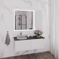 Шкаф подвесной Comforty Геленджик 00-00017848, 30 см, цвет белый