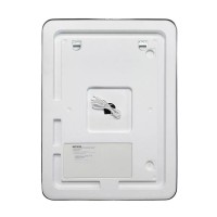 Зеркало Comfortу Ситара 00-00017861, 60 см, LED-подсветка, бесконтактный сенсор, подогрев, алюминиевая рама, цвет черный