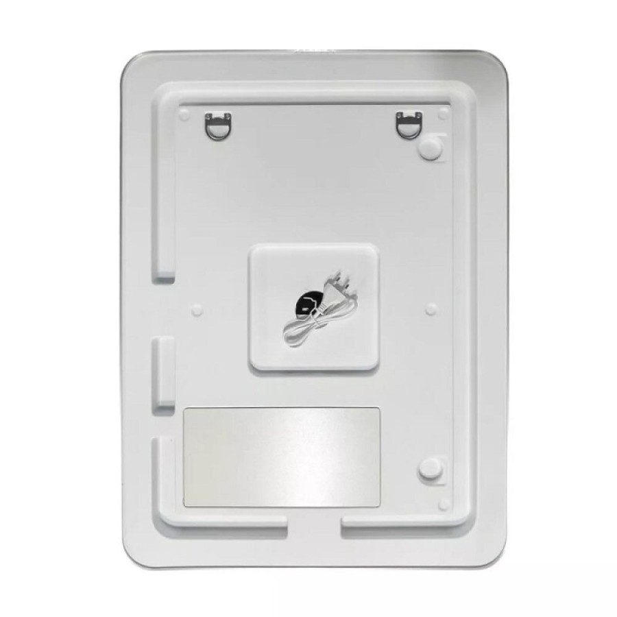 Зеркало Comfortу Ситара 00-00017862, 60 см, LED-подсветка, бесконтактный сенсор, подогрев, алюминиевая рама, цвет серебро